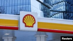 Shell-ის ემბლემა. საილუსტრაციო ფოტო