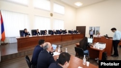 Armenia - The Supreme Judicial Council holds a hearing on disciplinary action against judges, Yerevan, June 29, 2023.