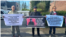 Representatives of the Tajik opposition organization Group 24 hold a protest rally in Germany. After Berlin deported a Tajik dissident back to his homeland in June, many others in the country fear they too may be forcibly returned to Tajikistan. (file photo)