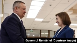 Premierul Nicolae Ciucă s-a întâlnit la Chișinău cu oficialii moldoveni, printre care și președinta Maia Sandu, în 23 martie 2023.