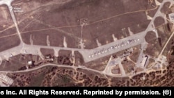 Российские самолеты на авиабазе Бельбек. Крым, архивное фото