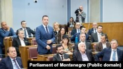 Eraković na sjednici Skupštine Crne Gore u novembru 2022.