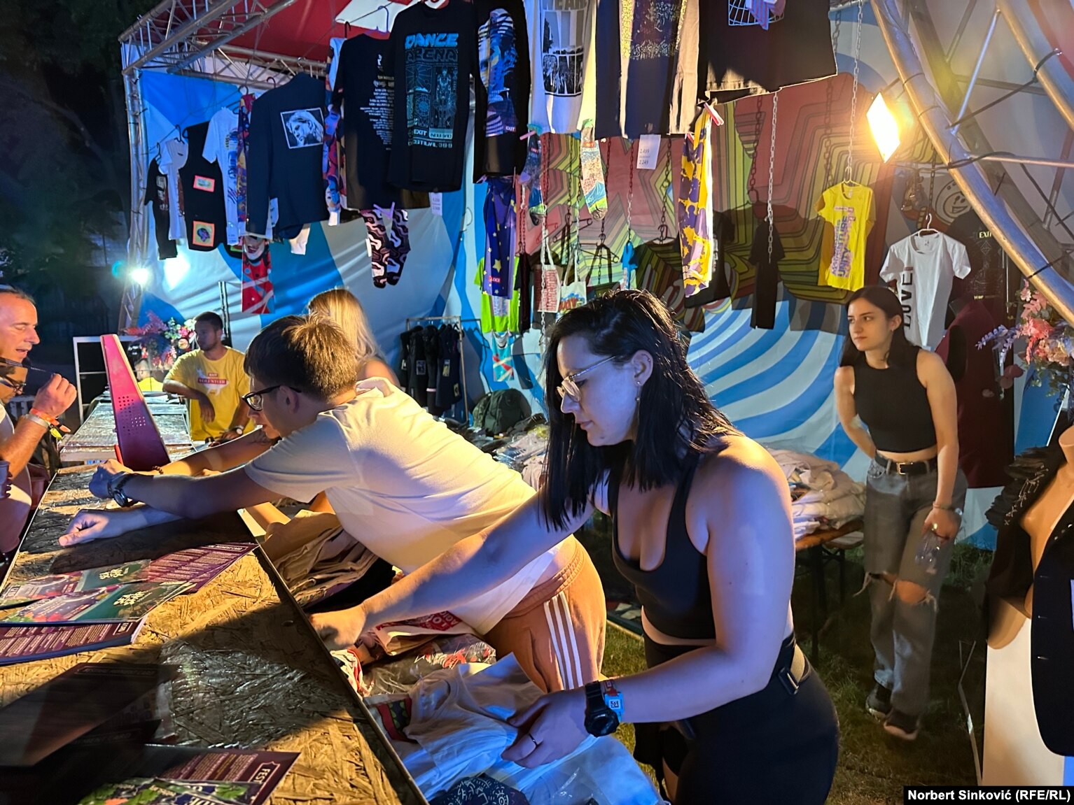 Hapja e festivalit muzikor EXIT, në Kalanë e Petrovaradinit, afër Novi Sadit, më 10 korrik 2024.