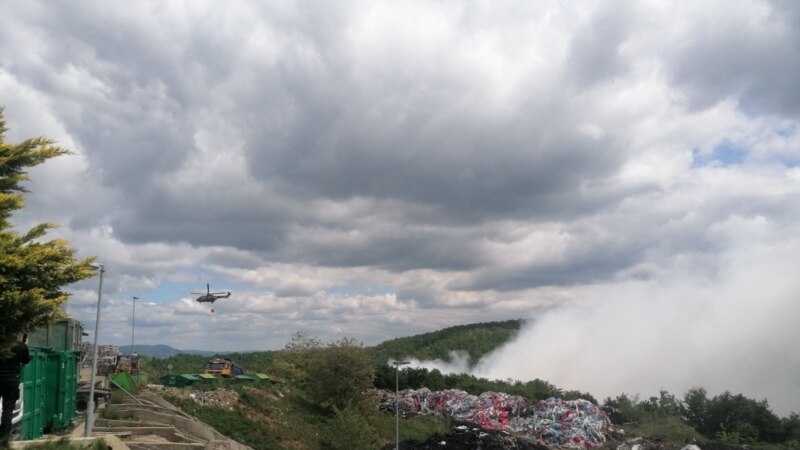 Republički štab za vanredne situacije razmatrao saniranje požara na deponiji kod Užica 