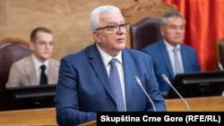 Andrija Mandić, novi predsjednik crnogorskog parlamenta.