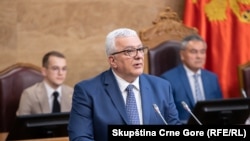 Andrija Mandić, predsjednik Skupštine Crne Gore i lider Nove srpske demokratije, partije bivšeg DF-a