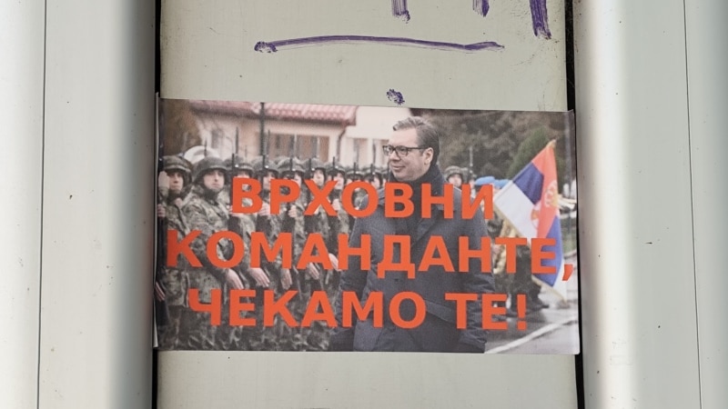Šta se krije iza postera uz Vučićev lik na severu Kosova?