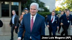 Republikanac Tom Emer posle odustajanja od kandidature za predsedavajućeg Predstavničkog doma, Vašington 24. oktobar 2023.