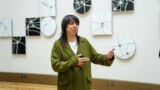 Жанна Кадырова на выставке Unexpected