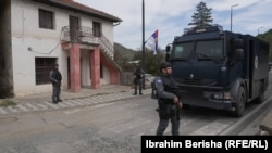 Kosovska policija u selu Banjska, 27. 9. 2023.