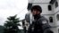 Kosovo police on the streets during clashes with serbian demonstrators in North Kosovo, June, 2023