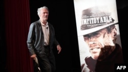  На представянето на кино лентата „ Урокът на киното на Клинт Истууд “ по време на 70-ия кино фестивал в Кан през 2017 година 