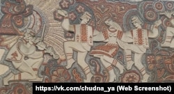 Мозаїчне панно «Гуцульський танець» у Євпаторії