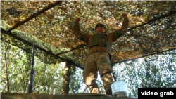 Військовослужбовець 12-ї бригади спеціального призначення «Азов» з позивним «Птах»