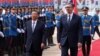 Presidenti i Kinës, Xi Jinping, u prit në Beograd nga homologu i tij serb, Aleksandar Vuçiq, 8 maj 2024.