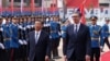 Кинескиот претседател Си Џинпинг и српскиот претседател Александар Вучиќ во Белград, 8 мај 2024 година