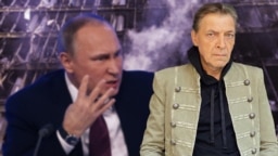 Слева направо: Владимир Путин, Александр Невзоров. Коллаж