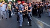 Armenian Police Detain Protesters 