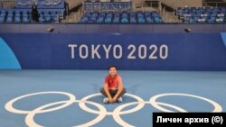  Иван Йовчев по време на Олимпийските игри в Токио, които се състояха през 2021 година, защото бяха отсрочени с една година поради пандемията от ковид. 