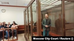 Vladimir Kara-Murza na izricanju presude, Moskva, 17. travnja 2023.