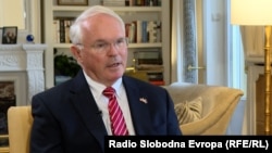 Christopher Hill, the U.S. ambassador to Serbia, speaks to RFE/RL in Belgrade.