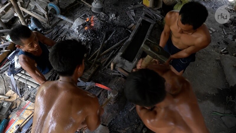 Kovački zanat u Mianmaru neisplativ