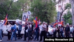 Демонстрация в Ереване 30 апреля
