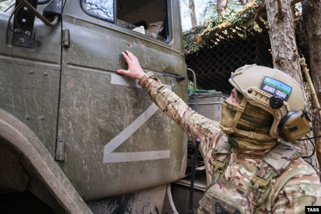 Російські військовослужбовці у Херсонській області, квітень 2024 року