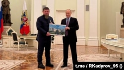 Рамзан Кадыров и Владимир Путин.