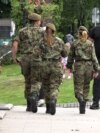 Raska, Serbia - Serbian Army on the streets, video grab, May, 31.