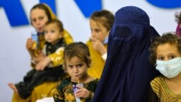 Thousands of Afghan evacuees remain stranded in temporary accommodation abroad, not just in the U.A.E., but also in Qatar, Kosovo, and Albania. (file photo) 