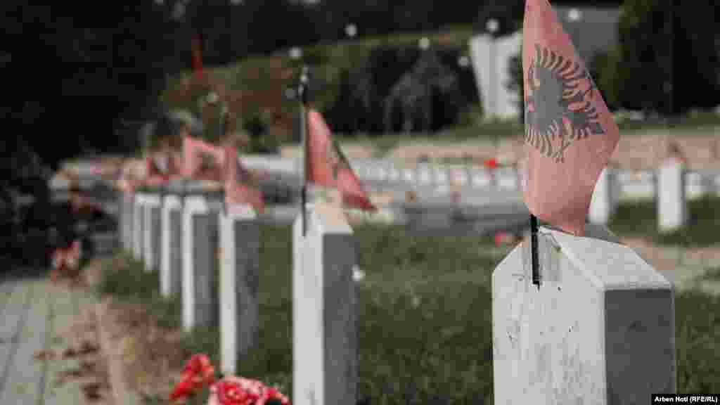 Empty graves wait for missing persons in Krushe e Madhe.