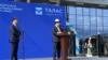 Президент Садыр Жапаров на открытии обновленного аэропорта в Таласе. 21 мая 2024 год. 