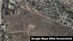 საილუსტრაციო ფოტო Google Maps-იდან. რუსეთის რადიოელექტრონული ბრძოლის ცენტრის დისლოკაციის ადგილი სევასტოპოლში, ფიოლენტის კონცხზე 