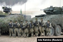 Військовослужбовці німецької армії беруть участь у військових навчаннях «Квадрига 2024» у Литві, 29 травня 2024 року