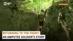 Deep Trenches 'Allow You To Walk Straight': Ukrainian Amputee Soldier Returns To Front Lines
