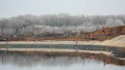 Ресеймен шекарадағы Облавка ауылы. Батыс Қазақстан облысы. 7 қараша 2014 жыл