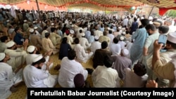 Organizers of the sit-in protest in the Bannu district of Pakistan's restive Khyber-Pakhtunkhwa Province say they will remain until the government provides assurances it will improve security.