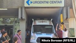 Klinički centar Crne Gore spreman za prijem povrijeđenih putnika nakon auobuske nesreće (Podgorica, septembar 19.)