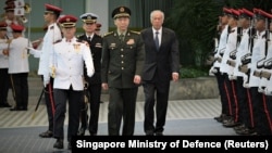 Ministar odbrane Kine Li Šangfu u Singapuru, 1. jun 2023. 