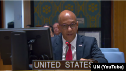 Wood u obraćanju Vijeću sigurnosti UN-a, New York, 30. aprila 2024.