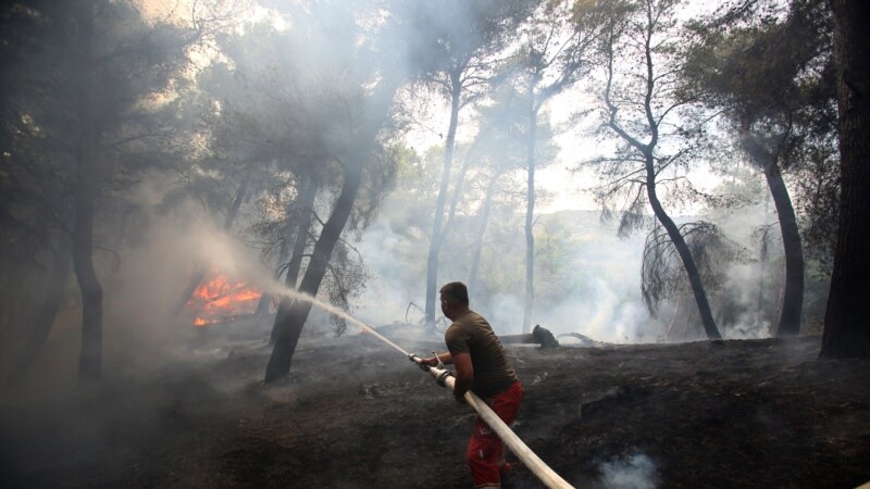 Jugu i Shqipërisë në luftë me zjarret pyjore