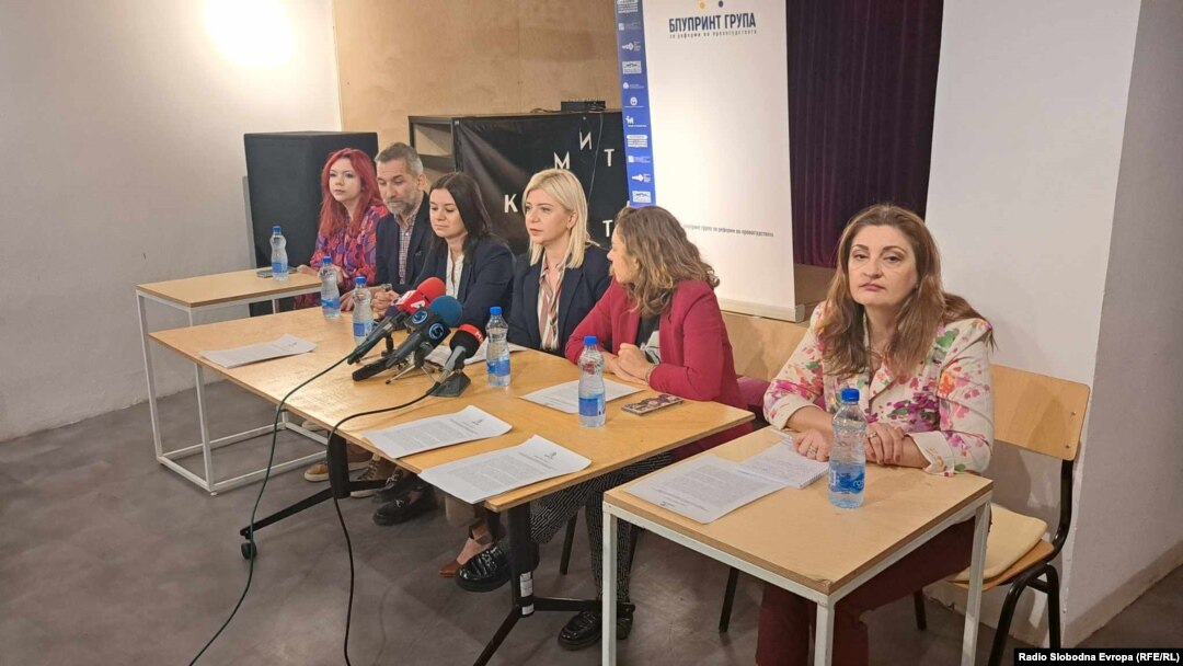 Претставници на невладините организации во Блупринт групата