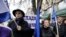 Протест на лекари, лекарски асистенти, медицински сестри фелдшери, шофьори на линейки и санитари от центровете за спешна медицинска помощ от цялата страна. София, 28 март