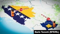 Građani Kosova u BiH mogu da putuju samo sa vizom izdatom u "izuzetnim slučajevima", ilustracija.