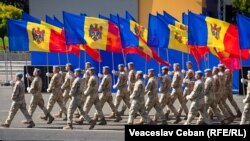 Imagine de la evenimentul dedicat celor 32 de ani de la proclamarea Independenței Republicii Moldova