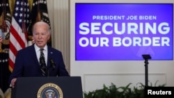 Američki predsjednik Joe Biden najavljuje nove mjere na američko-meksičkoj granici, Washington, SAD, 4. juna 2024.