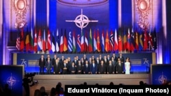 Ceremonie aniversară a NATO, la Washington, 9 iulie 2024.