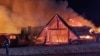 The deadly blaze engulfed the guesthouse about 90 kilometers north of Bucharest. 