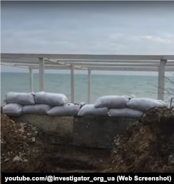 Оборонительные сооружения в Межводном. Крым, архивный скриншот